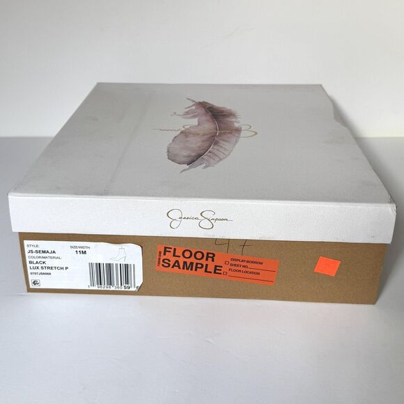 Jessica Simpson Boots Womens Size 11 Black Ankle Stiletto Pointed Toe JS-SEMAJA - Picture 8 of 9